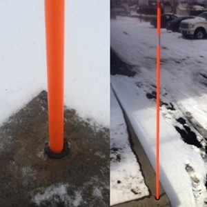 TIGE DE REPERE R-6 ORANGE