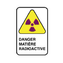 Danger matière radioactive
