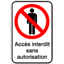 Interdit aux piétons