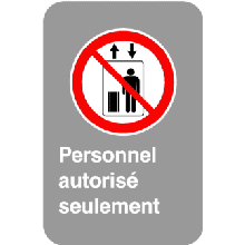 Personnel autorisé seulement - Normes CSA