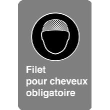 Filet pour cheveux obligatoire - Normes CSA