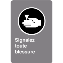Signalez toute blessure - Normes CSA
