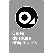 Cales de roues obligatoires - Normes CSA