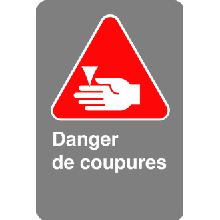 Danger de coupures - Normes CSA