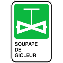 Soupape de gicleur