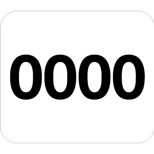 Panneau de distance