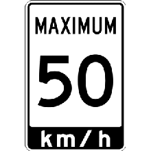 MAXIMUM SPEED with Km/h