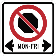 NO STOPPING with days