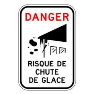 Chute de glace