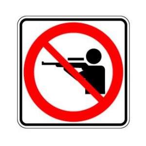 Interdiction de chasser