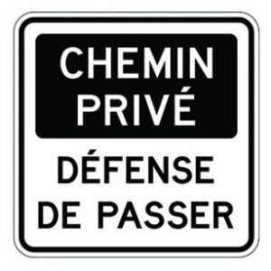 Chemin privé