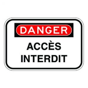 Accès interdit