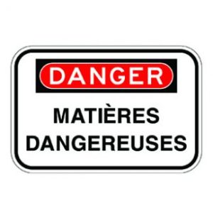 Matières dangeureuses