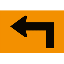 DETOUR SHARP TURN LEFT Tab