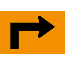 DETOUR SHARP TURN RIGHT Tab