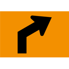 DETOUR GRADUAL TURN RIGHT Tab