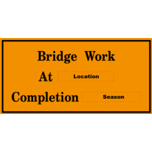 BRIDGE WORK AT XX, COMPLETION XX