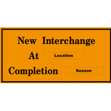 NEW INTERCHANGE AT XX, COMPLETION XX