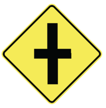 INTERSECTION 4 - WAY UNCONTROLLED