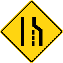 RIGHT LANE ENDS Tab