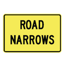 ROAD NARROWS Tab