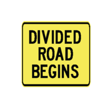 DIVIDED ROAD BEGINS Tab