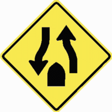 DIVIDED ROAD ENDS