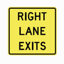 LEFT LANE EXITS