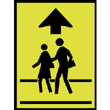 SCHOOL CROSSING AHEAD