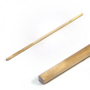 Bâton en bois 3/4'' x 36" pour drapeau