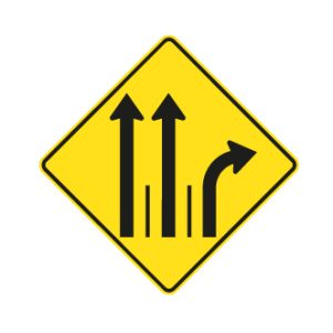 Signal avancé de direction des voies