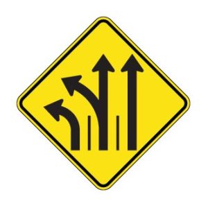 Signal avancé de direction des voies