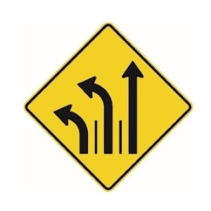 Signal avancé de direction des voies