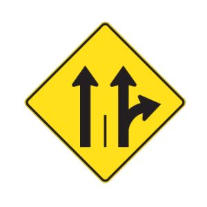 Signal avancé de direction des voies