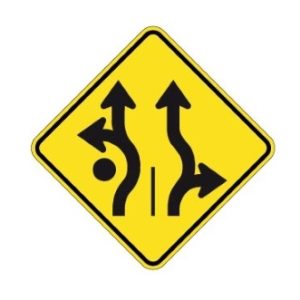 Signal avancé de direction des voies