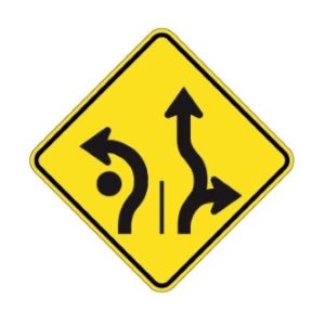 Signal avancé de direction des voies