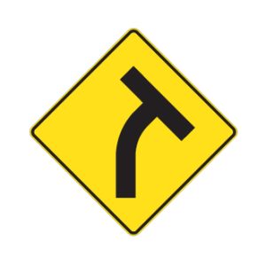 Intersection en T dans une courbe