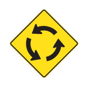 Intersection carrefour giratoire