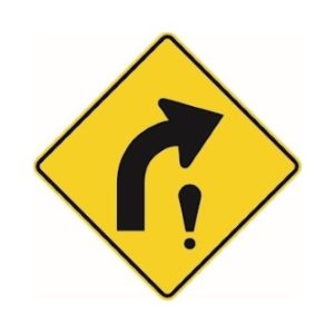 Visibilité restreinte dans une courbe horizontale