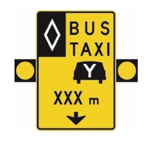 Signal avancé de voies réservées