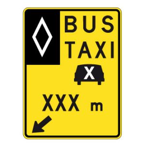 Signal avancé de voies réservées