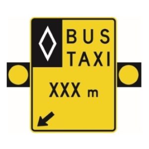 Signal avancé de voies réservées