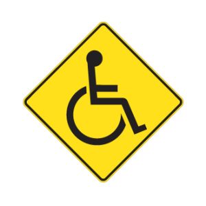 Signal avancé de passage pour personnes atteintes de déficience physique