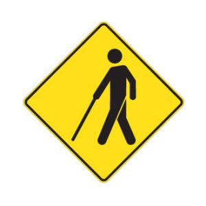 Signal avancé de passage pour personnes atteintes de déficience visuelle