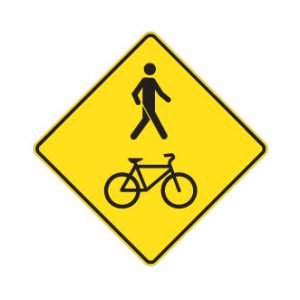 Signal avancé de passage pour piétons et pour bicyclettes