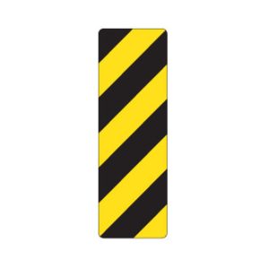 Balise de danger contournement à gauche