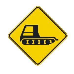 Surfaceuse sur le sentier