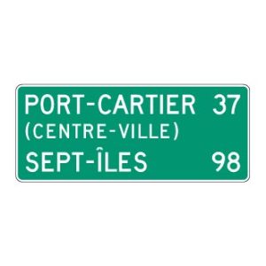 Rappel de distance de 2 municialité avec centre-ville
