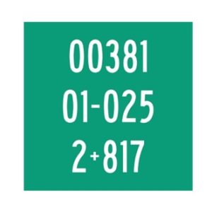 Plaquette verte intermédiaire