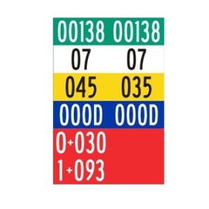 Plaquette d'inventaire route-troncon-section